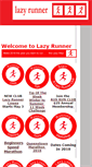 Mobile Screenshot of lazyrunner.com